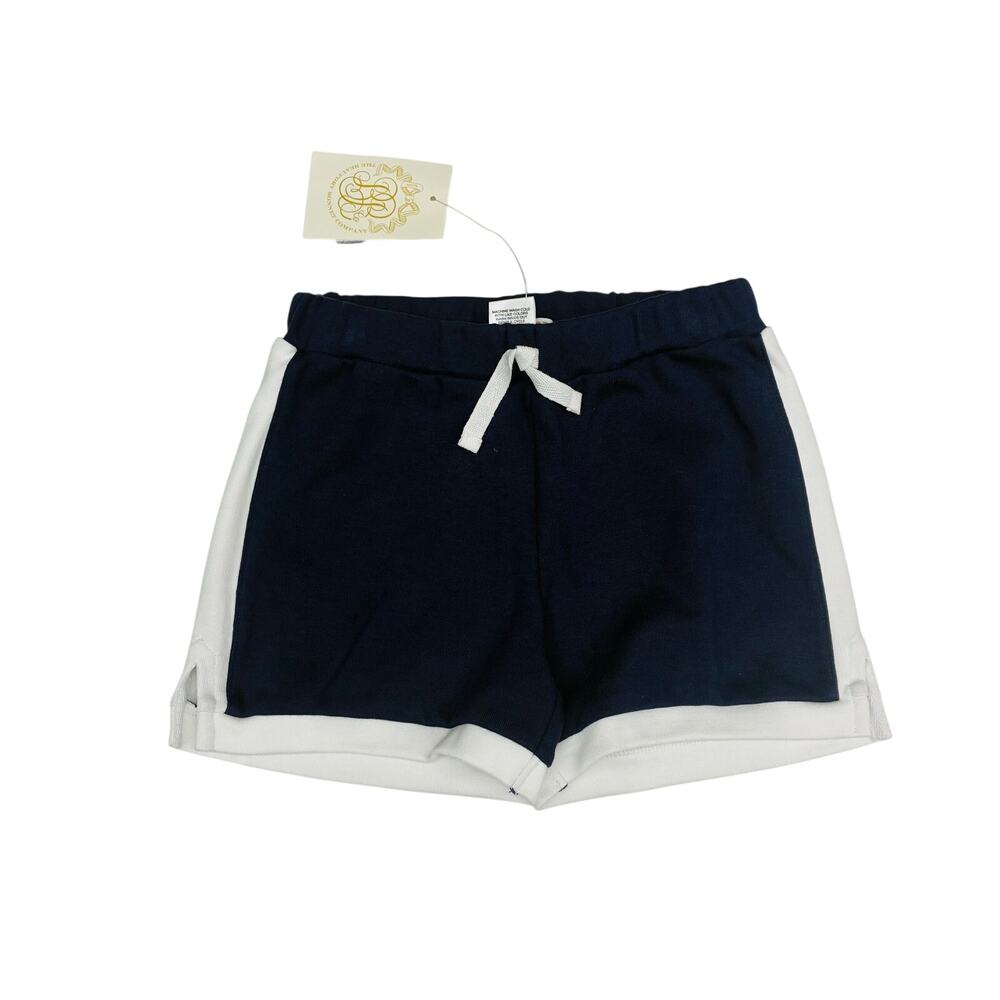 NWT TBBC Size 5 Shaefer Shorts in Nantucket Navy with Stripe